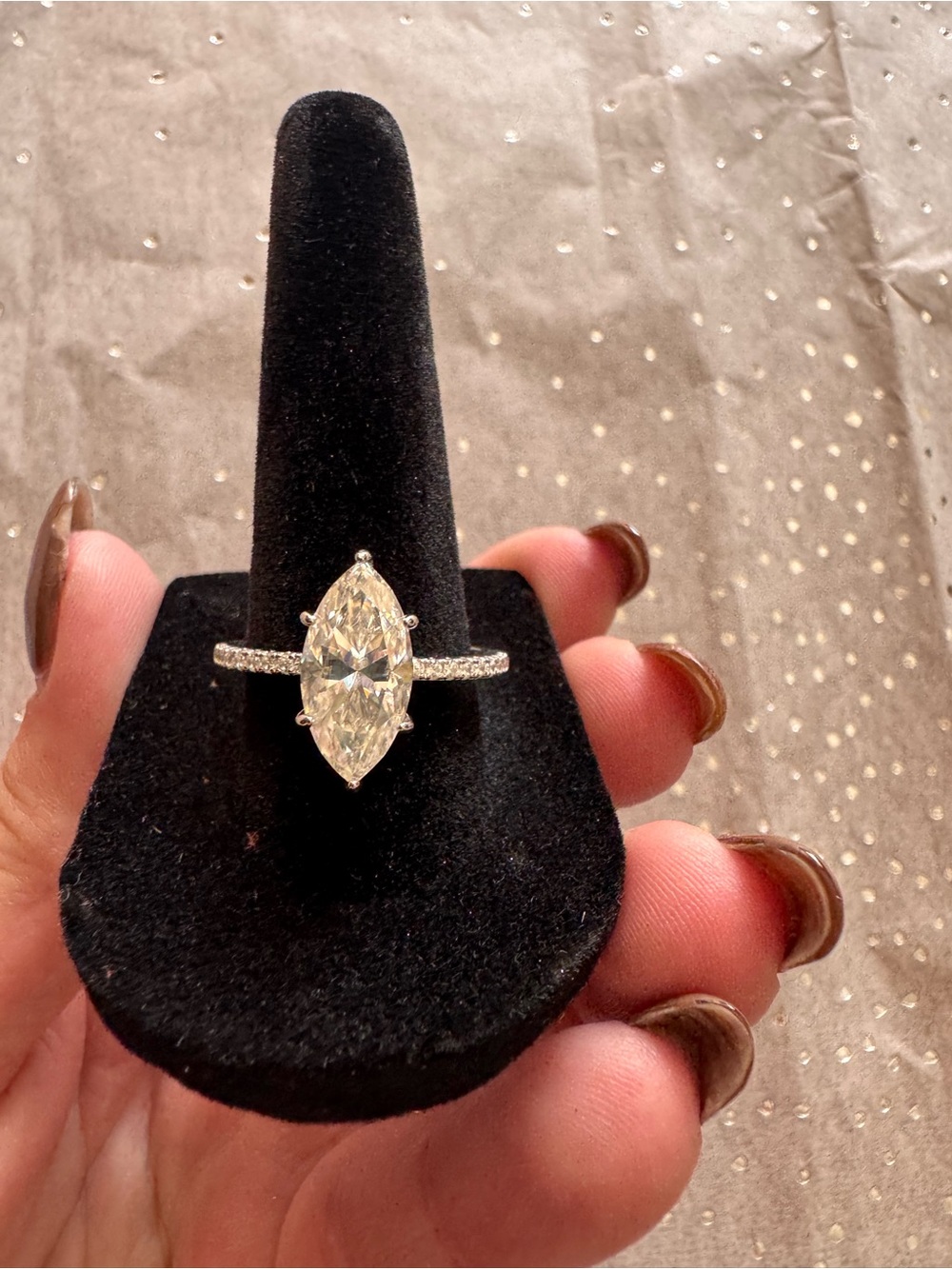 Marquise-Cut Ring - Size 9